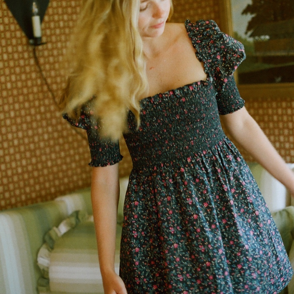 Hill House Home The Lila Nap Dress - Florentine Ditsy Size SFlorentine Ditsy / S